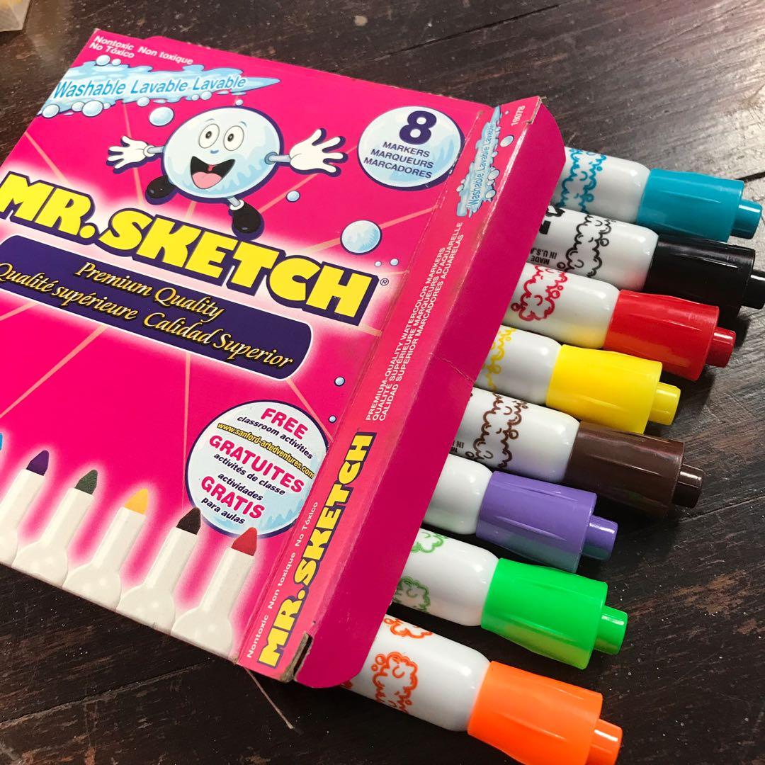 Mr Sketch 8 colors Markers (Washable), Hobbies & Toys, Stationary