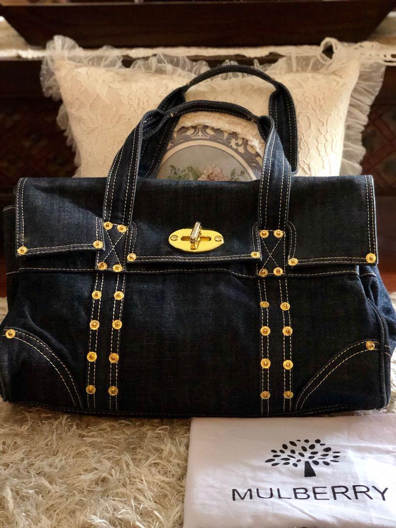 mulberry denim bag