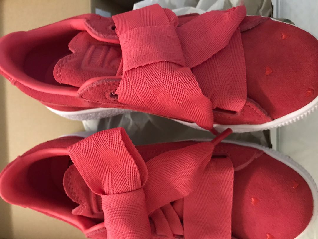 New Puma Suede Heart Valentine Sneakers Babies Kids Babies