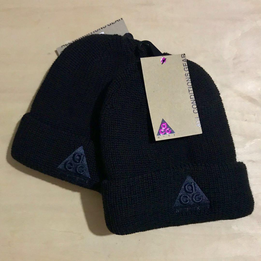 nike acg beanie black