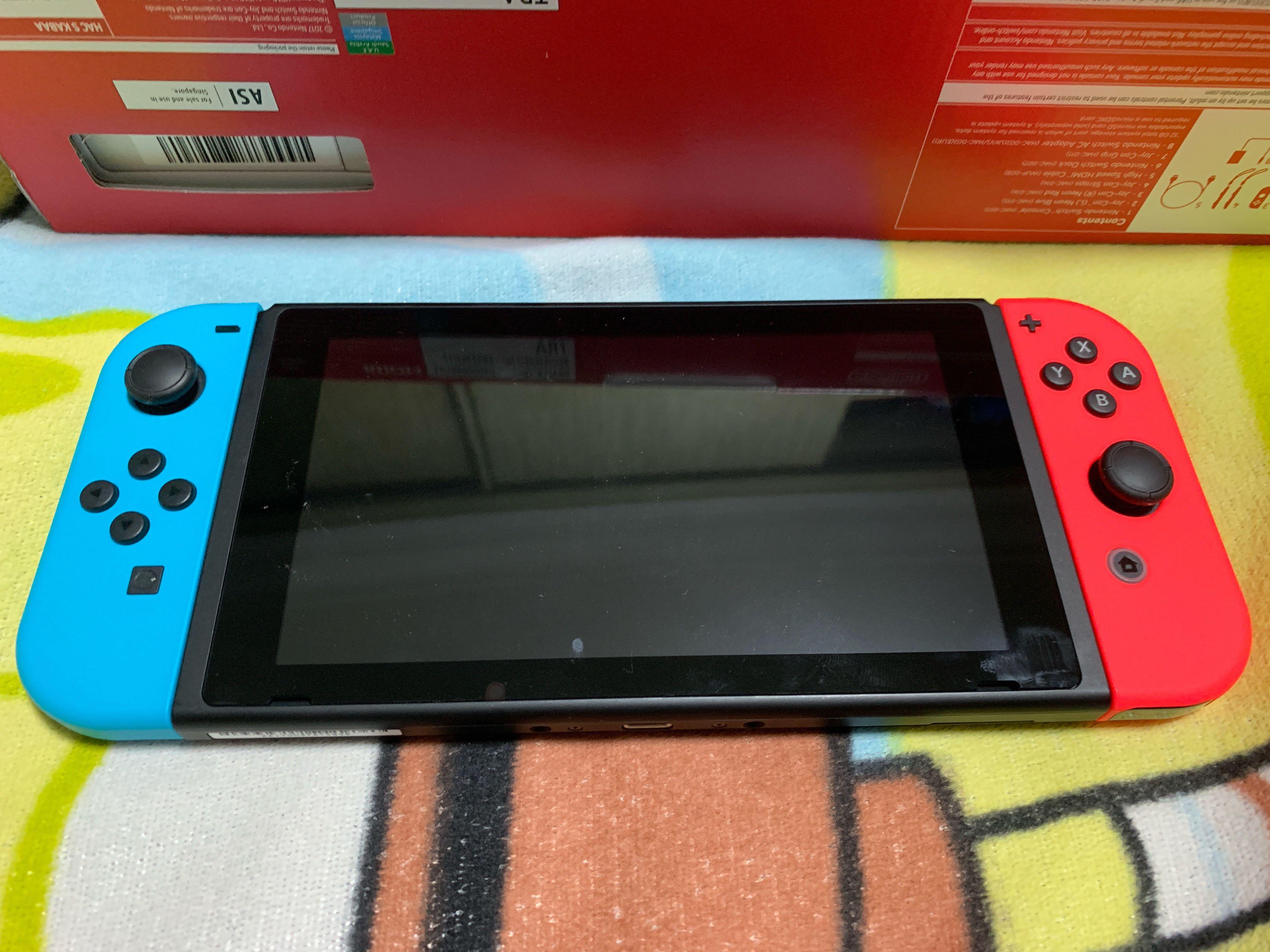 nintendo switch 1 game 2 consoles