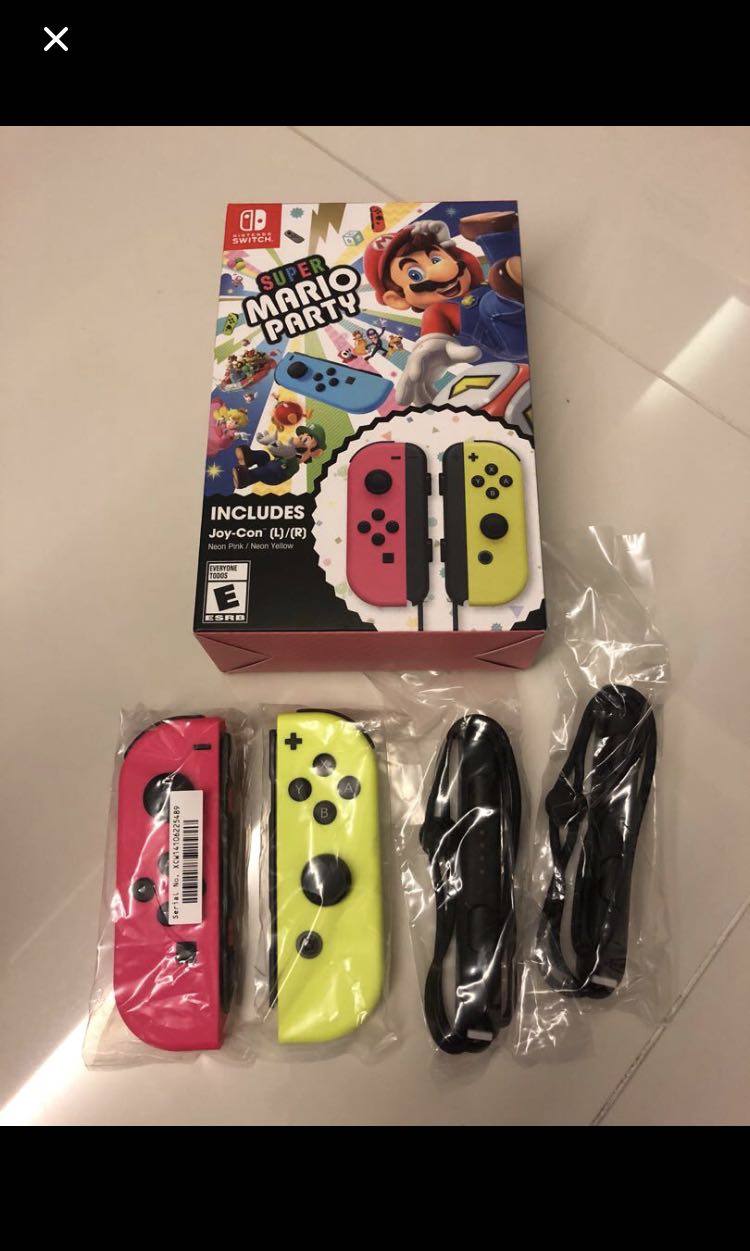 super mario party switch with controllers