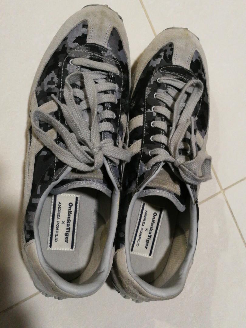 Onitsuka Tiger X andrea pompilio 04 grey (Category: Dress Shoes) located in Singapore. Submitted by obligg (Listing ID 207681797, Image 2). Description: Size : US 10.5 Condition : 5/10 Price negotiable Meet up at j8 I have already thrown the box away so it will just be the shoes..