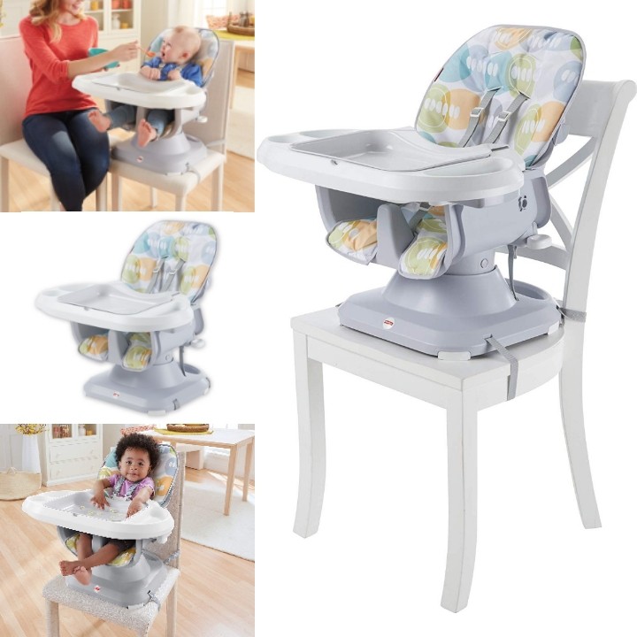 Po New 2018 Model Fisher Price Spacesaver Reclinable High Chair