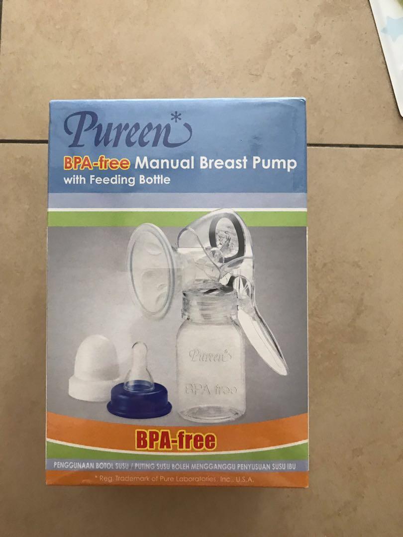 Pureen manual pump, Babies & Kids, Nursing & Feeding, Breastfeeding