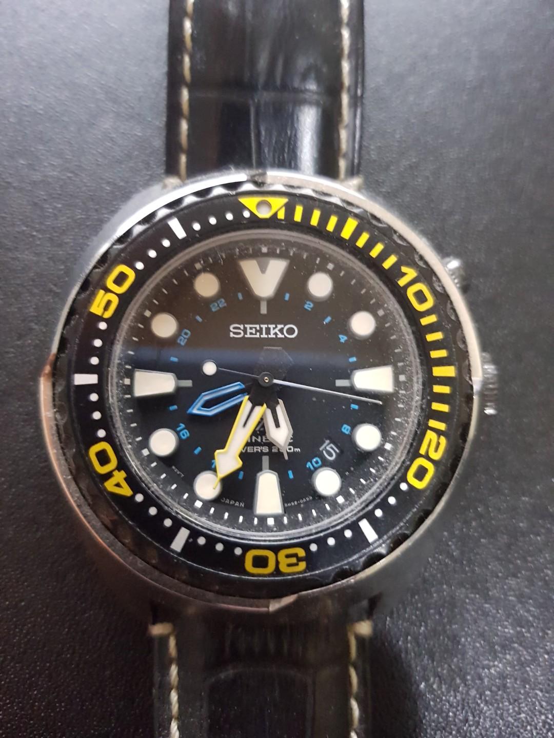Seiko Prospex Kinetic GMT Diver SUN021P1 Men s Fashion Watches Accessories Watches on Carousell