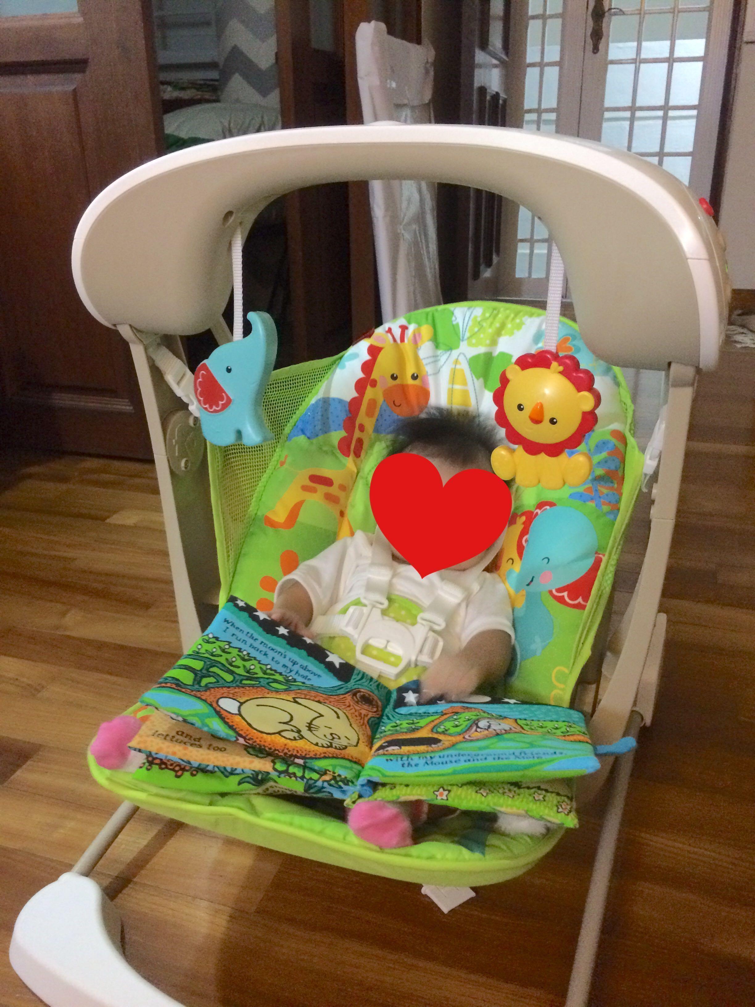 Slightly Used Fisher Price Rainforest Take Along 2 In 1 Swing And