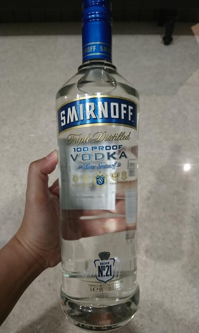 Smirnoff Triple Distilled 100 Proof Vodka Food Drinks Beverages On Carousell The 100 proof lemonade is a yellow colored drink made form southern comfort 100 proof and lemonade, and served over ice in a highball glass. smirnoff triple distilled 100 proof vodka