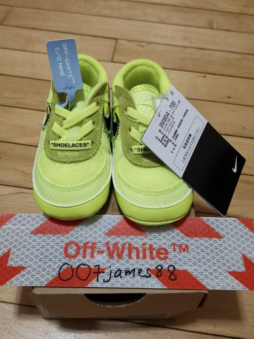 Nike Air Force 1 Low Off-White Black White (I) Infant - BV0854-001