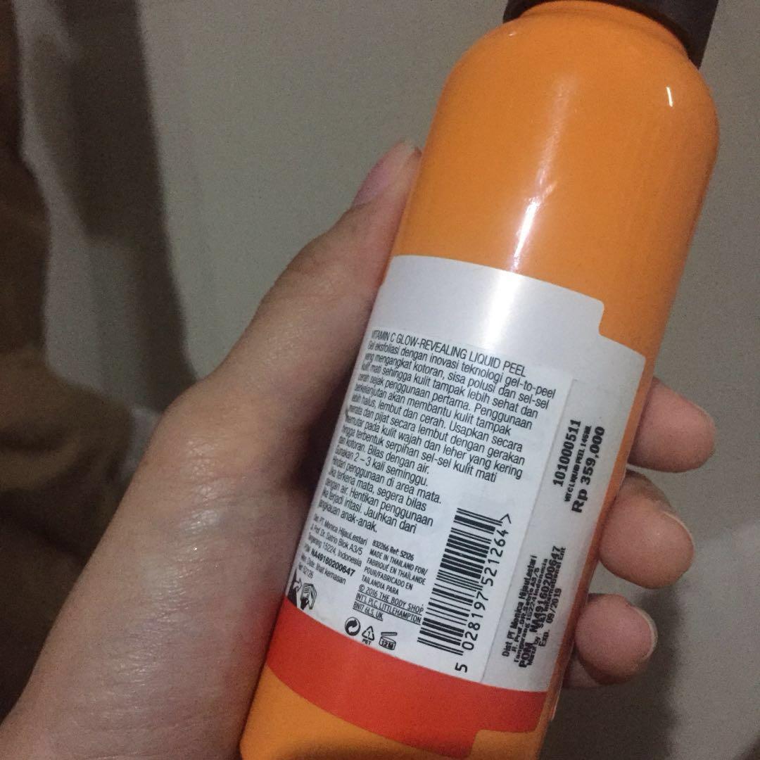 The Body Shop Vitamin C Liquid Peel Kesehatan Kecantikan Kulit the-body-shop-vitamin-c-liquid-peel-kesehatan-kecantikan-kulit