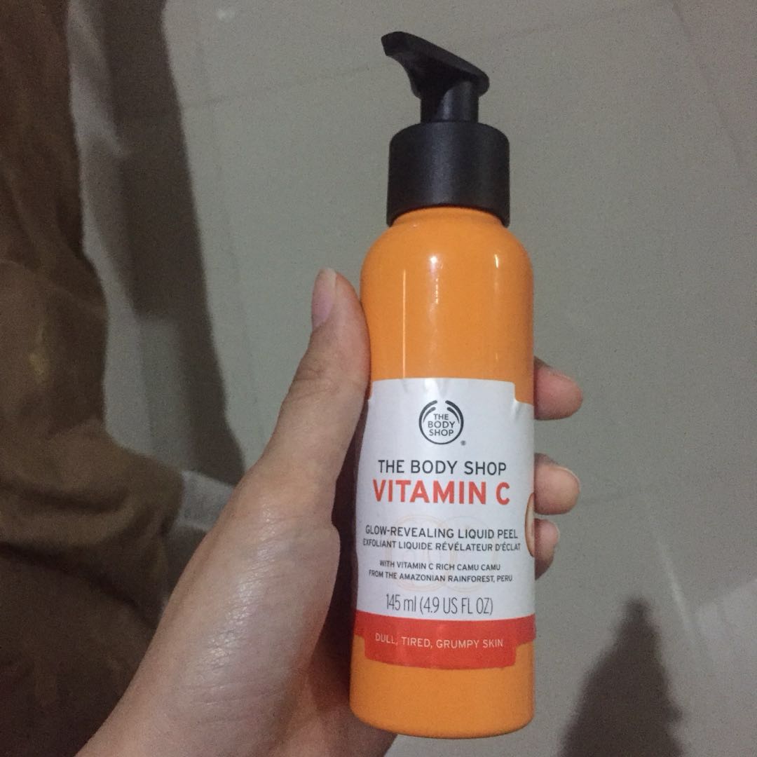 The body shop vitamin c liquid peel, Kesehatan & Kecantikan, Kulit
