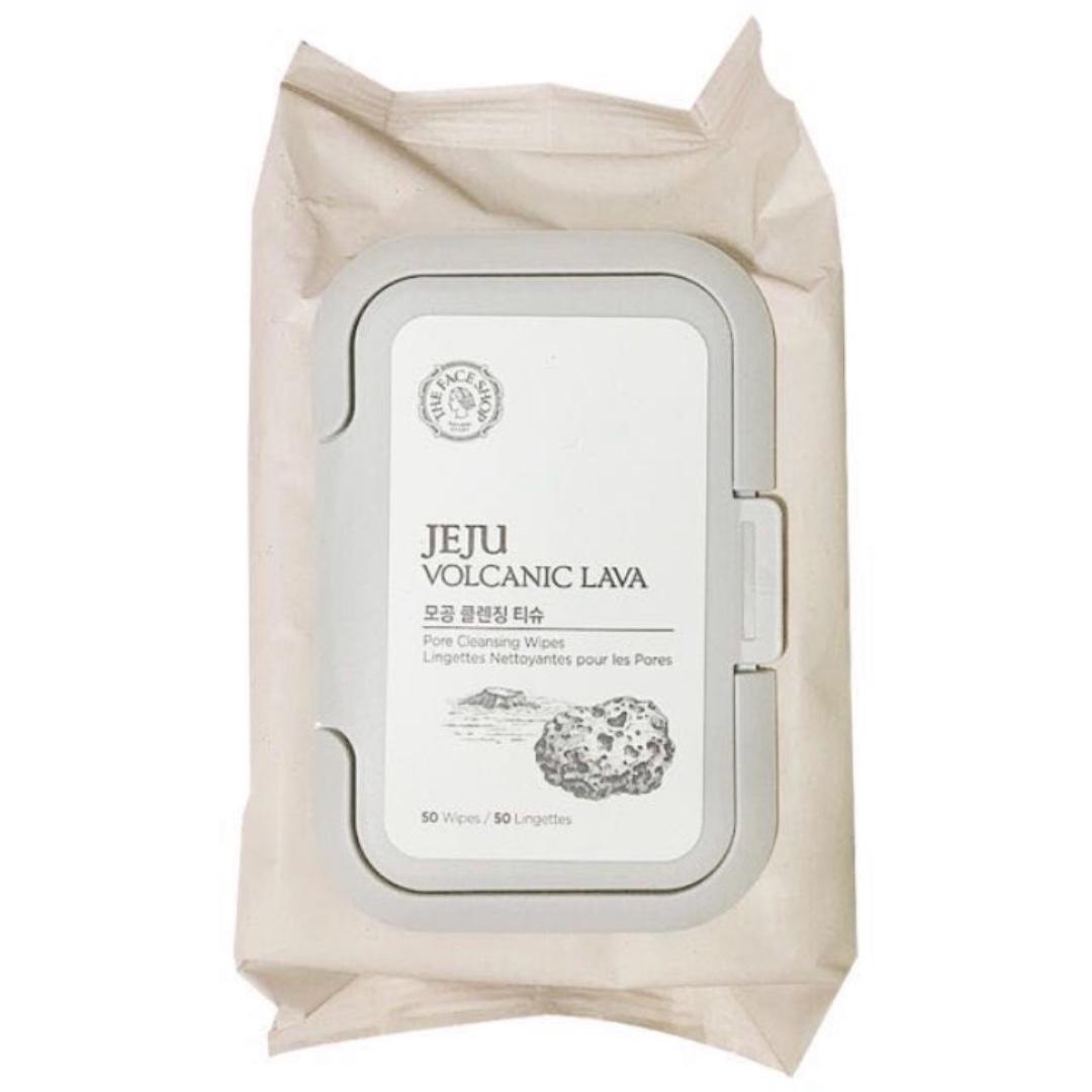 The Face Shop Jeju Volcanic Lava Pore Cleansing Wipes Health Beauty Face Skin Care On Carousell