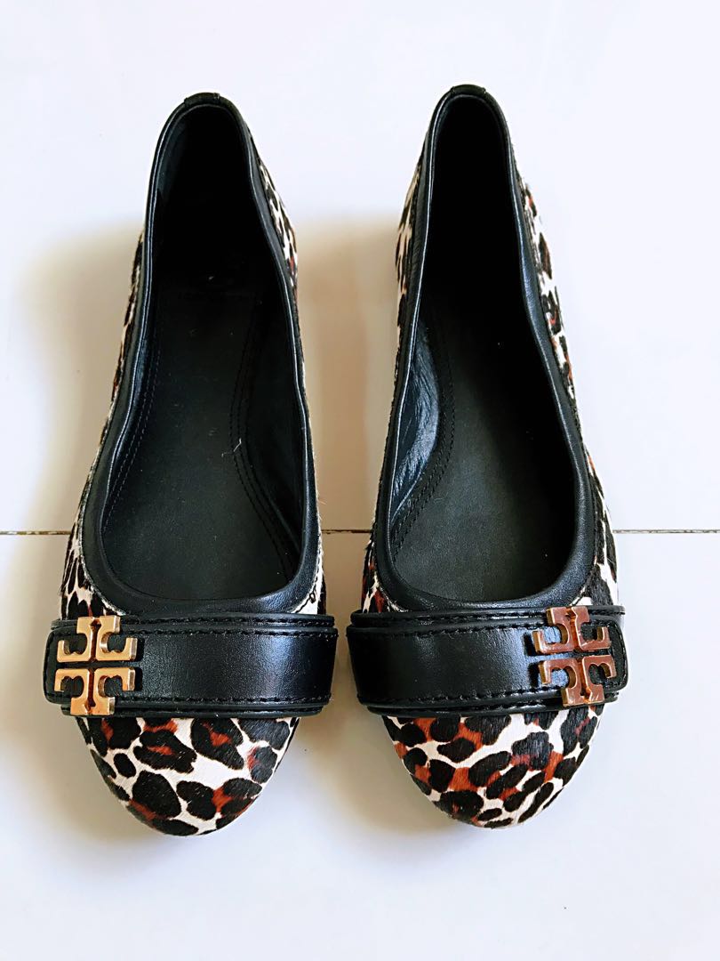 tory burch leopard ballet flats