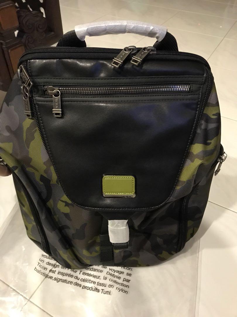 Tumi green top camo