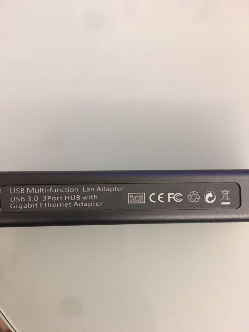 USB Multi-function Lan Adapter （分類：Wifi及上網相關產品）位於 Hong Kong。 由 cat8819 提交（商品編號 207630004，圖片 1）。簡介： USB Multi-function Lan Adapter USB3.0 3 Port HUB。
