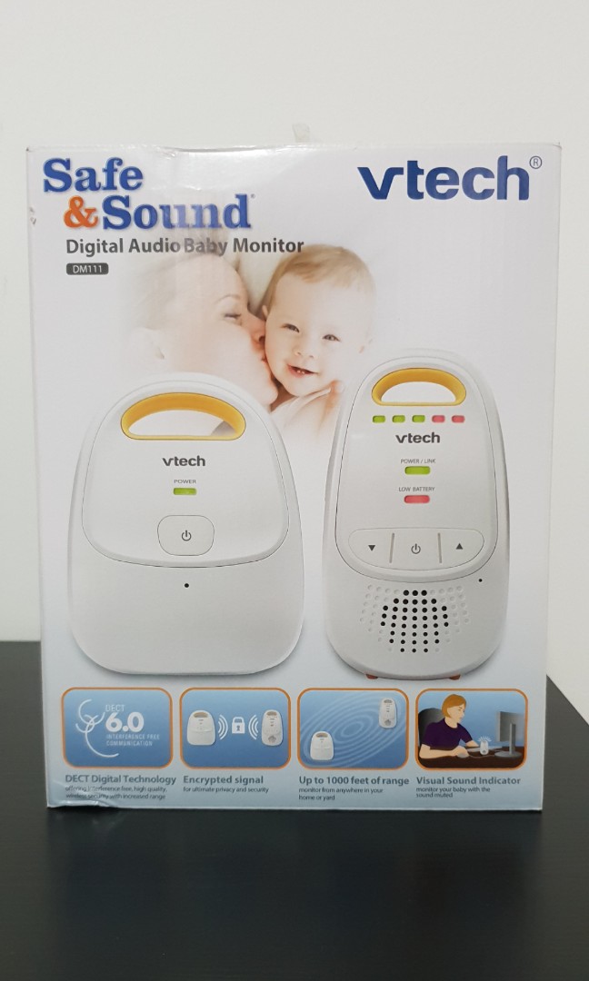 safe and sound digital audio baby monitor