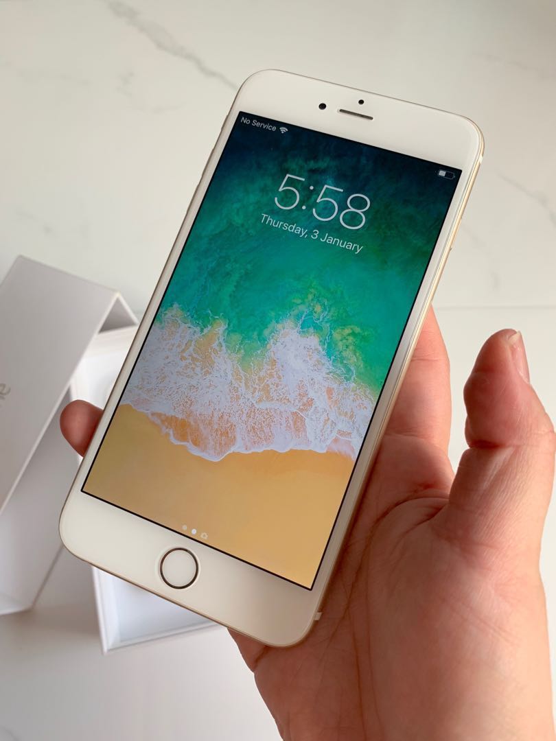 100 Battery Health Apple Iphone 6 Plus Gold 64gb Box Mobile Phones Tablets Iphone Iphone 6 Series On Carousell