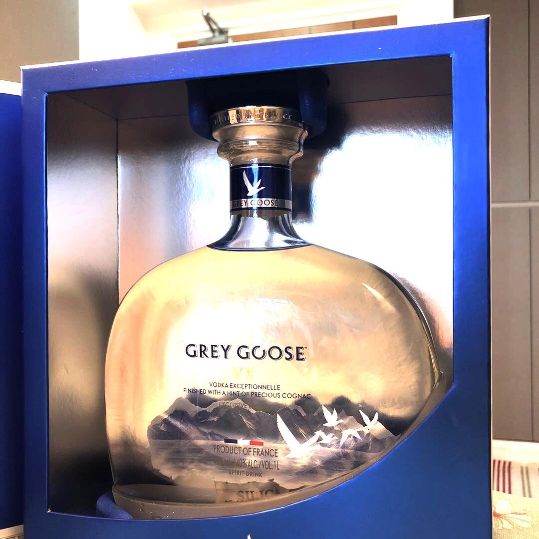 Grey Goose VX - Litre - Without Box - Spirits from The Whisky World UK