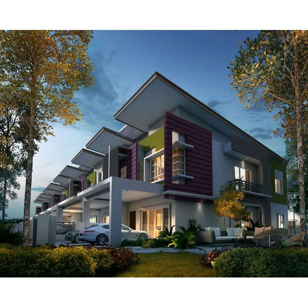 2019 New Launching Project New 2 Storey Superlink House 22x75