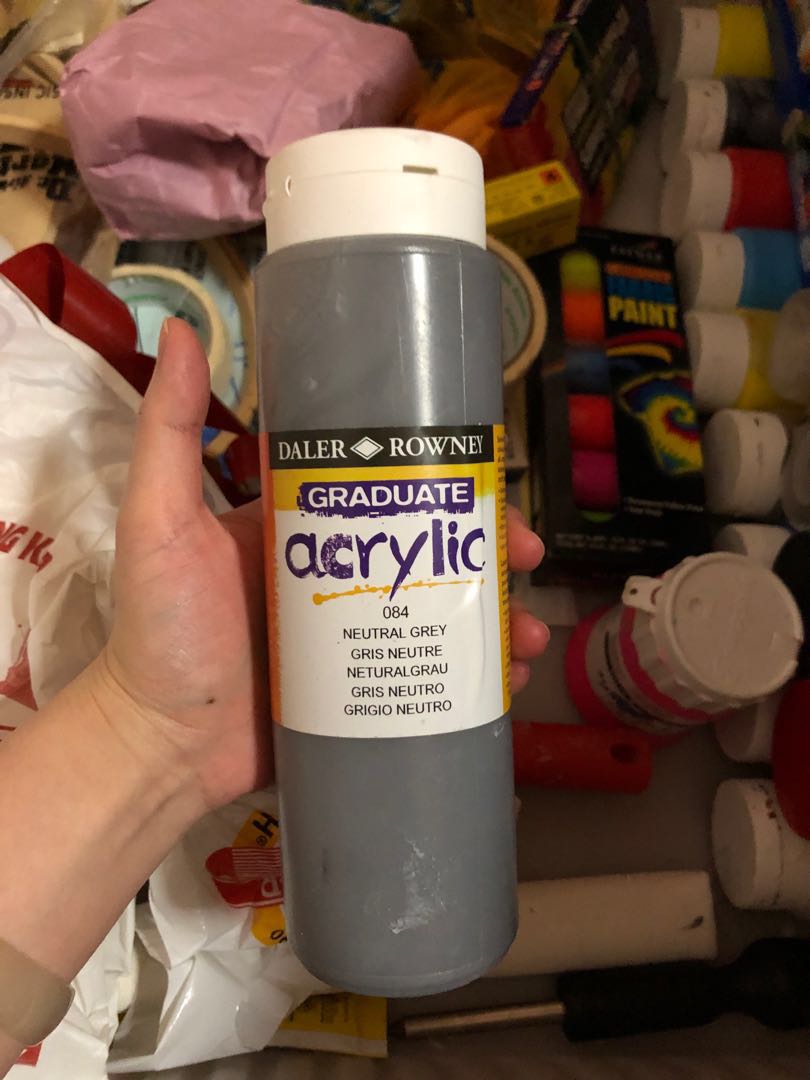 Acrylic paints all 20, Hobbies & Toys, Stationery & Craft, Craft