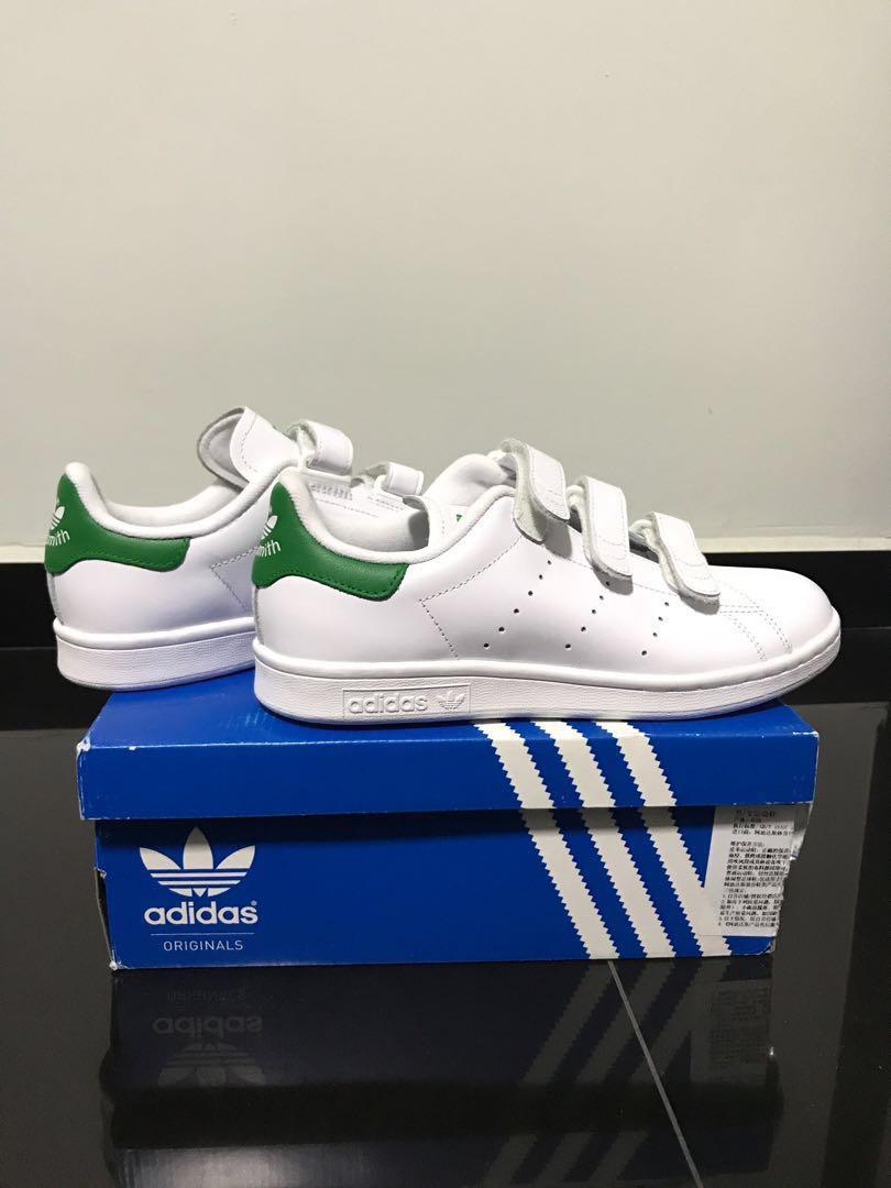 adidas trainers green and white