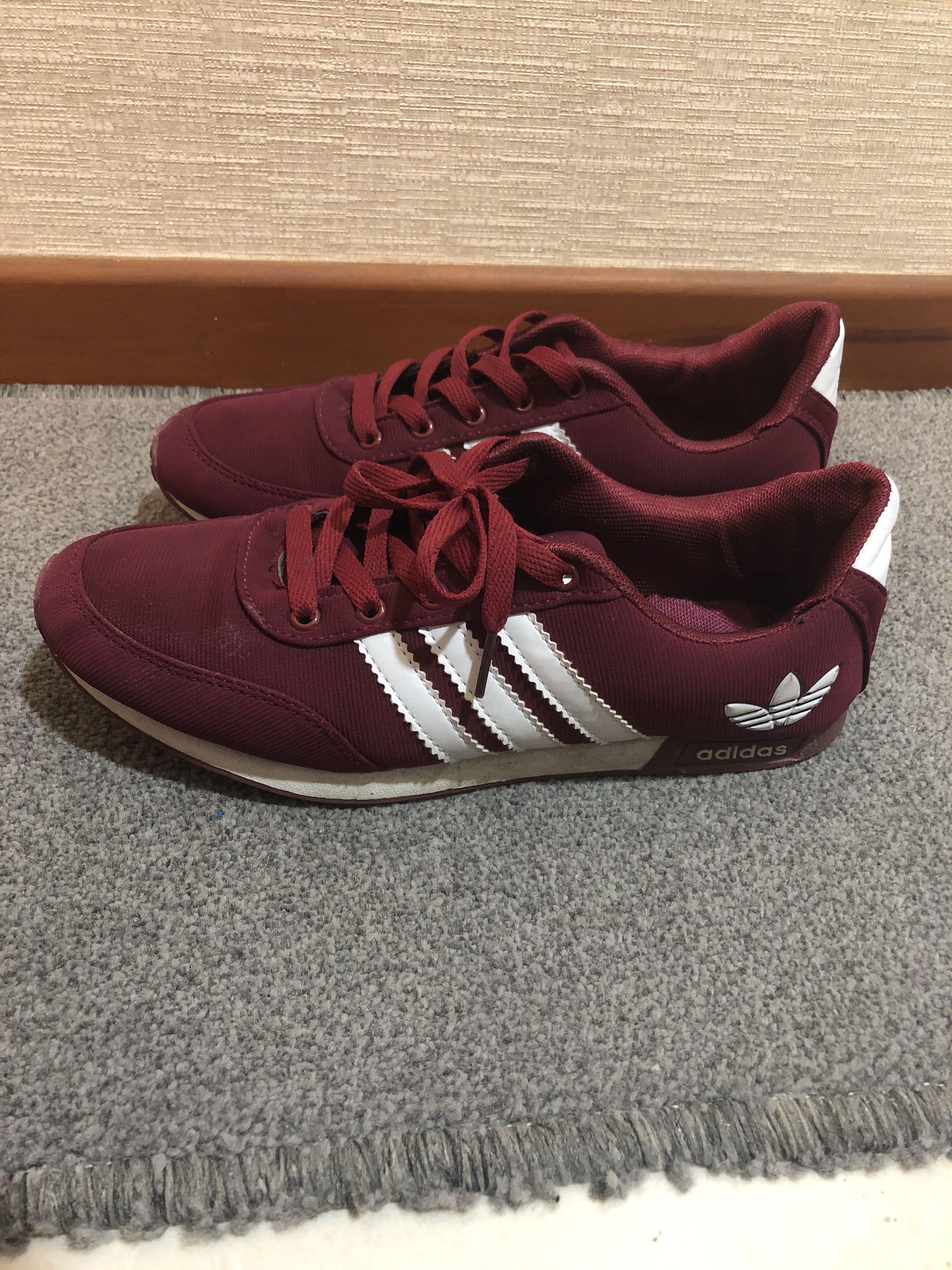mens adidas shoes red