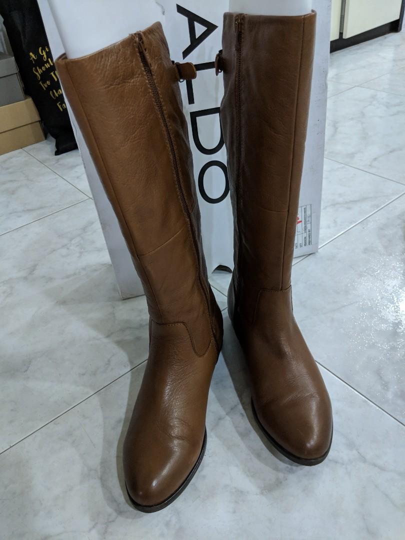 Aldo Soft Leather Boots, Women's 