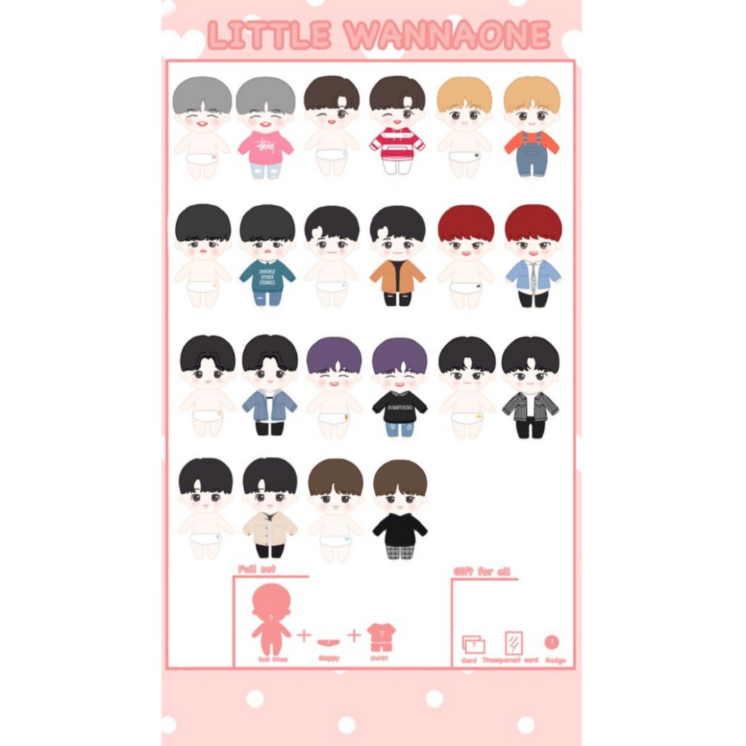 All Wanna One Dolls By Little Wanna One Entertainment K Wave On Carousell Kpop kimochi 286.244 views2 year ago. carousell