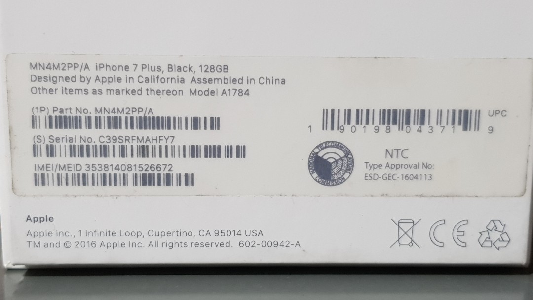 apple iphone 7 plus 128gb globe locked