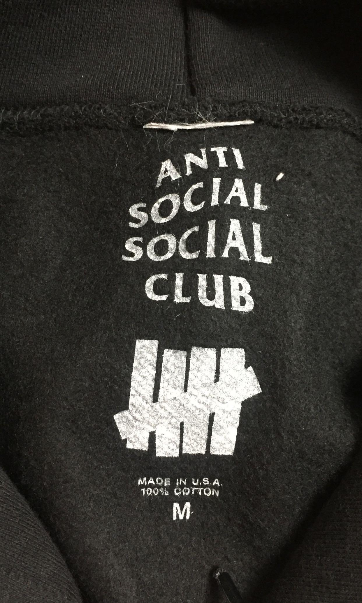 Paranoid anti social sale social club hoodie