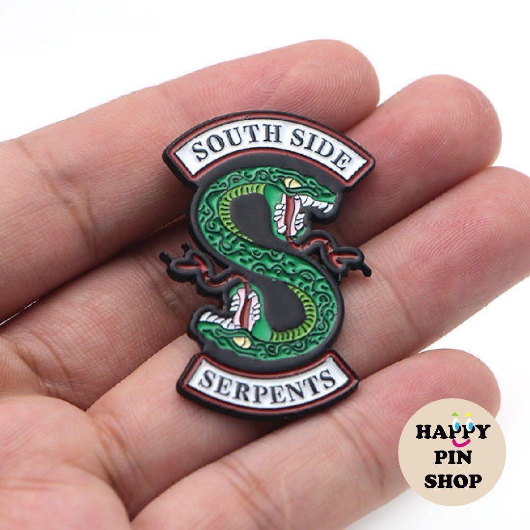 Avail Cine Riverdale South Side Serpents Enamel Pin Design Craft Others On Carousell