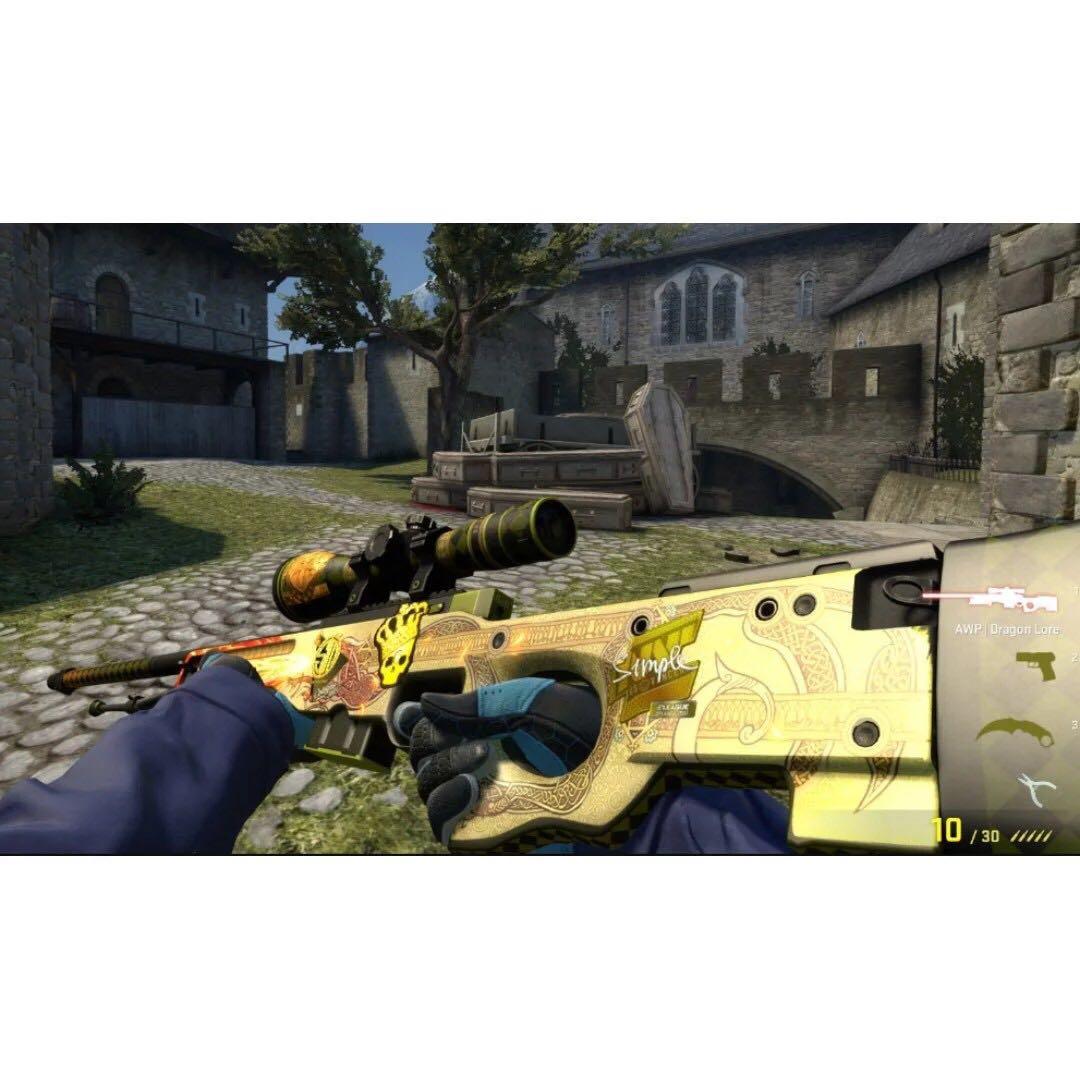 AWP Dragon Lore Factory New, Video Gaming, Gaming Accessories, Game