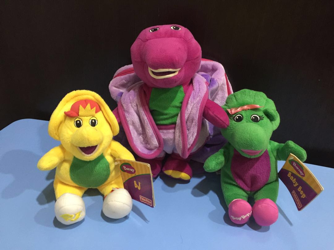 Barney and Friends Backpack, Hobbies & Toys, Toys & Games on Carousell