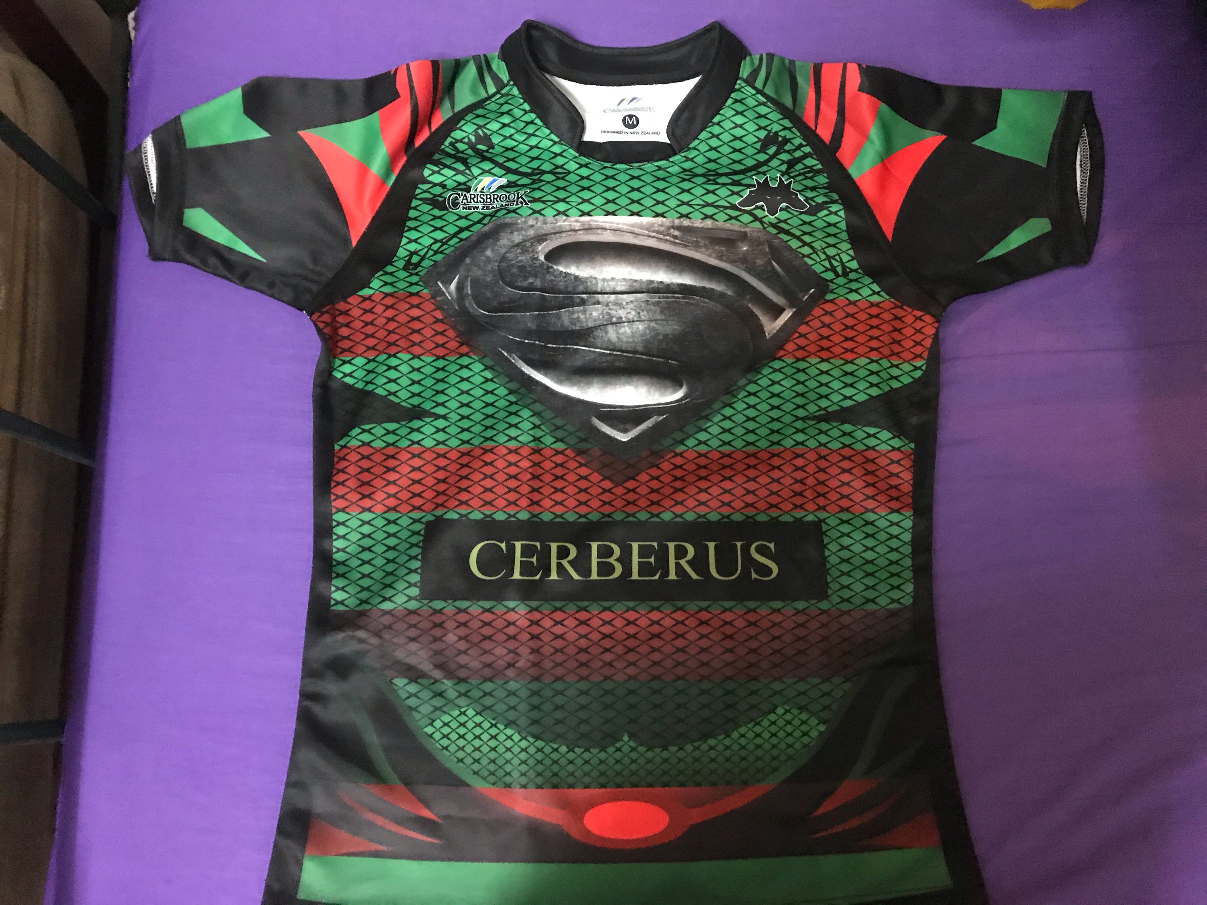 Carisbrook Cerberus Jersey 100 sublimate, Men's Fashion, Activewear on Carousell