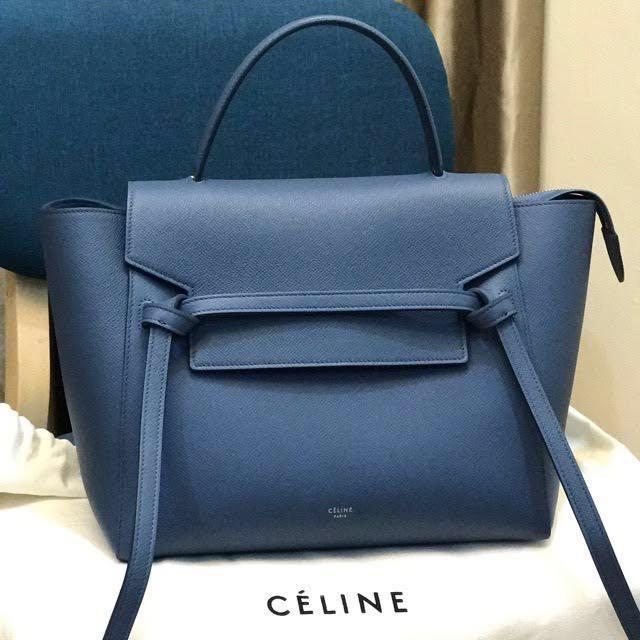 blue celine bag