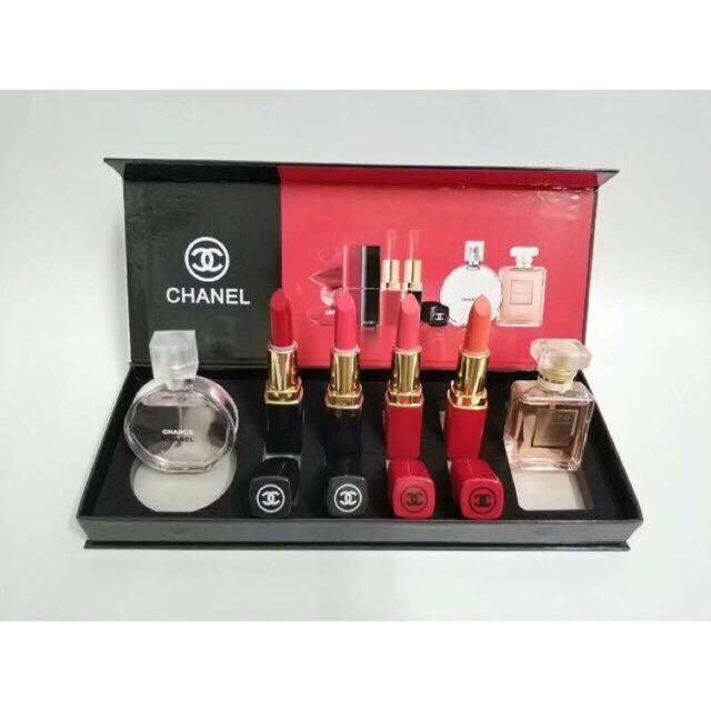 Chanel 6in1 red edition gift set, Beauty & Personal Care, Face