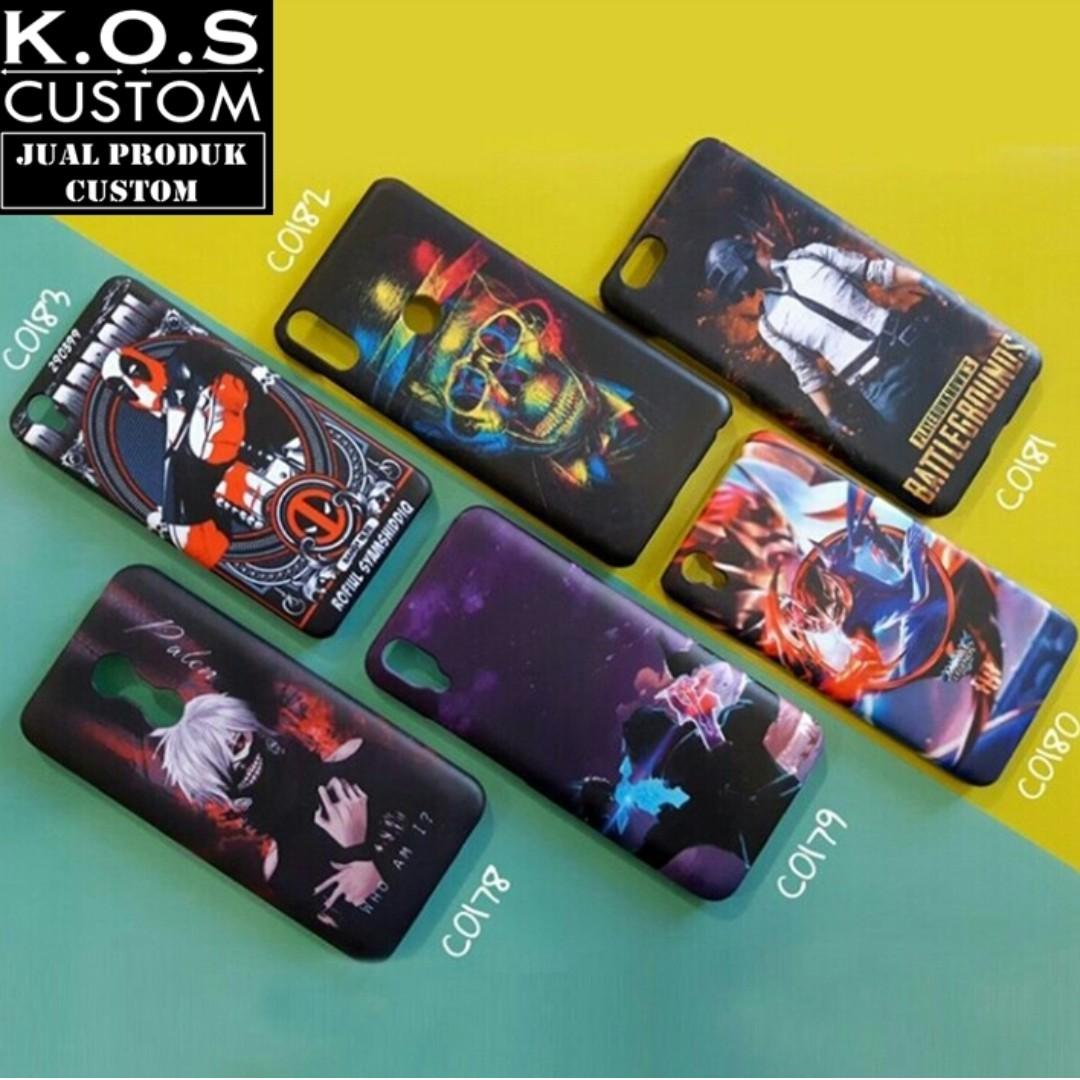 custom case 3d samsung oppo xiaomi asus huawei pubg