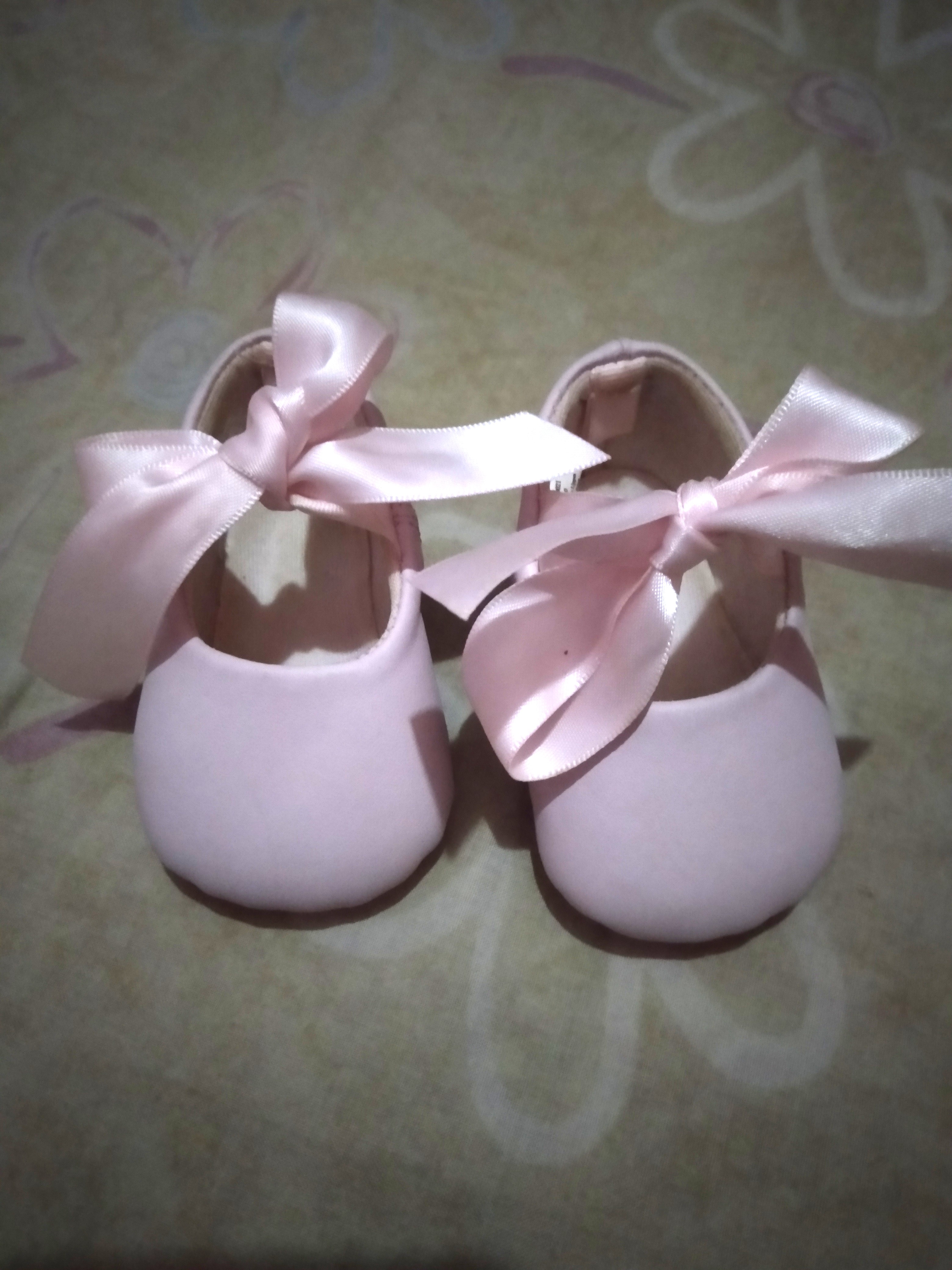 baby pink shoes