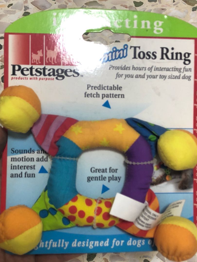 Petstages soft toss ring toy 2025