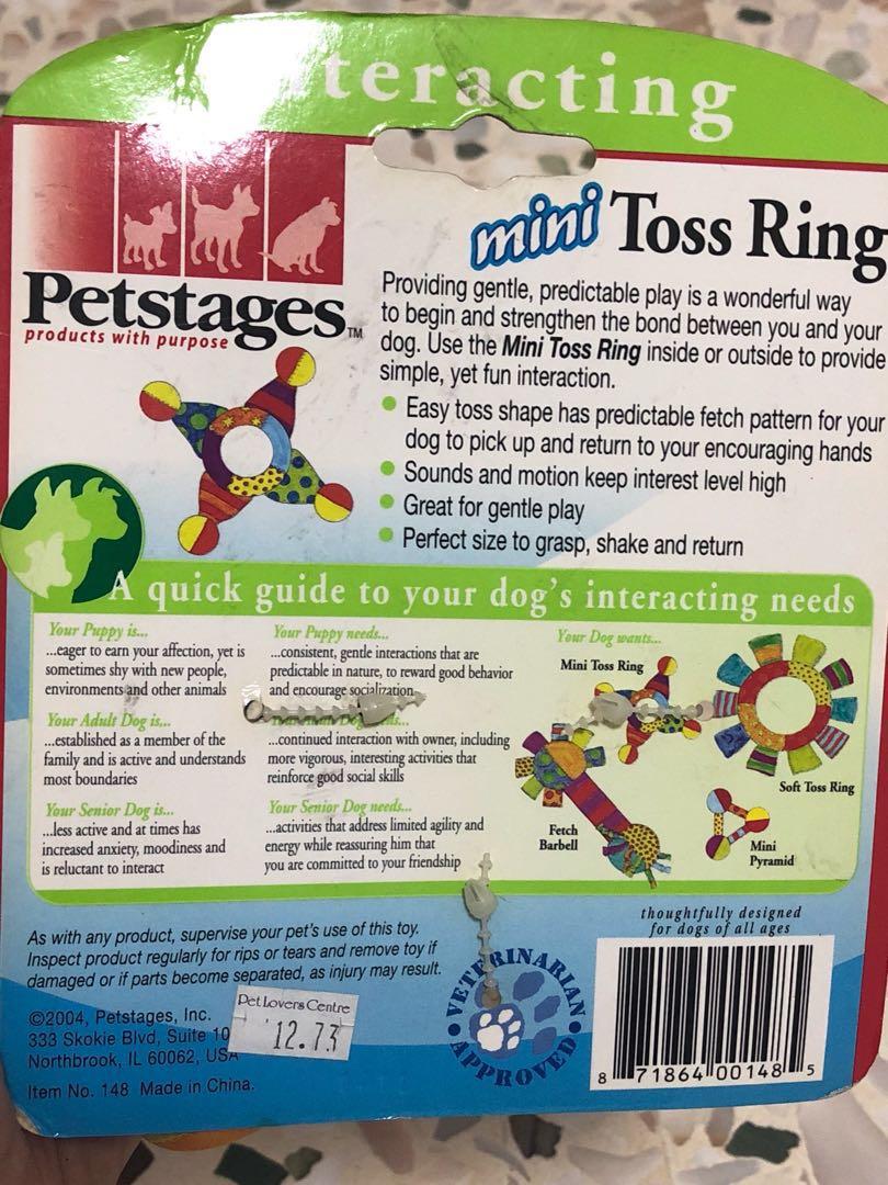 Dog Petstages Mini Toss Ring BN