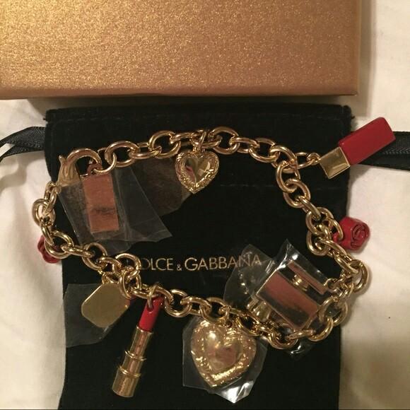 Dolce gabbana top charm bracelet