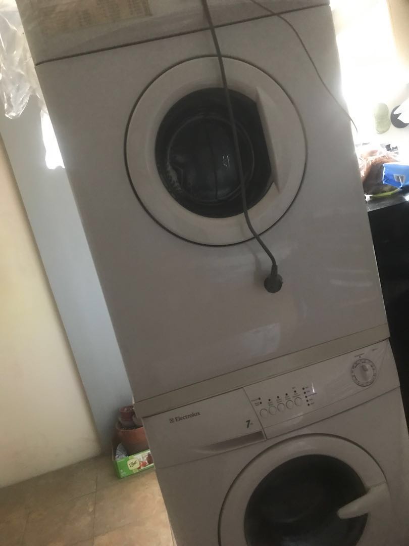 Electrolux Front Loader Washer and Stackable Dryer, TV & Home