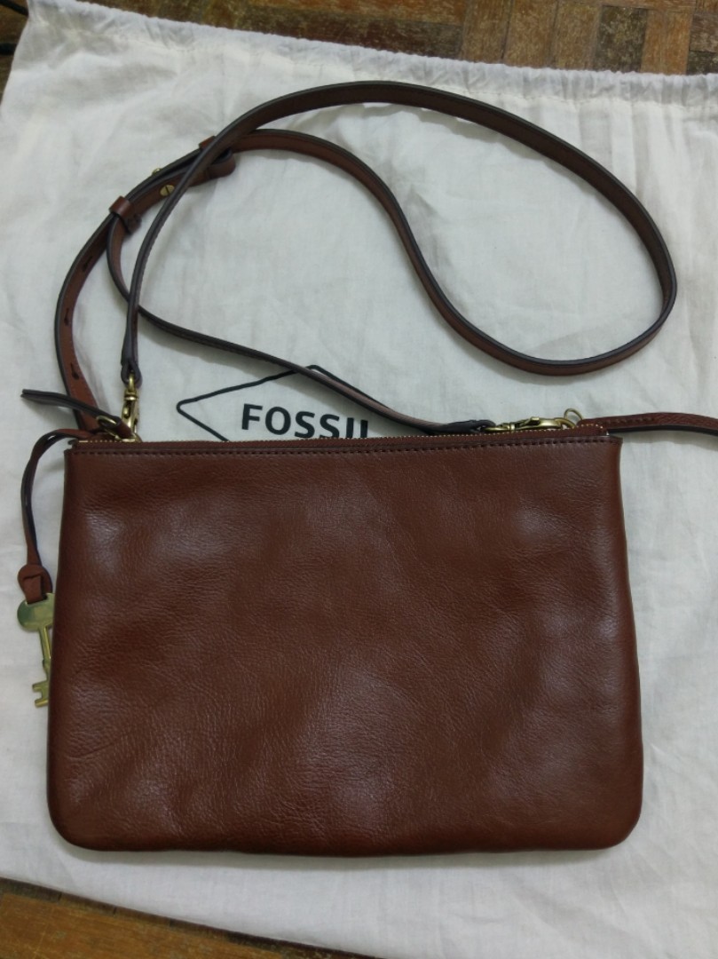 Fossil devon crossbody tan outlet