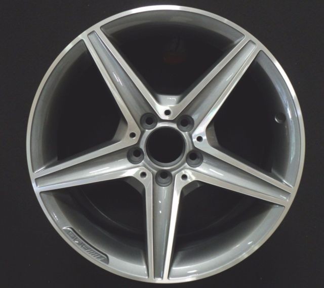 Genuine Mercedes Benz C Class W205 Amg 18 Inch 5 Spoke Polished
