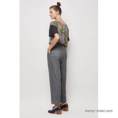 Gorman Grey Wool Sz 6 herringbone pants, Women's Fashion, Clothes ...