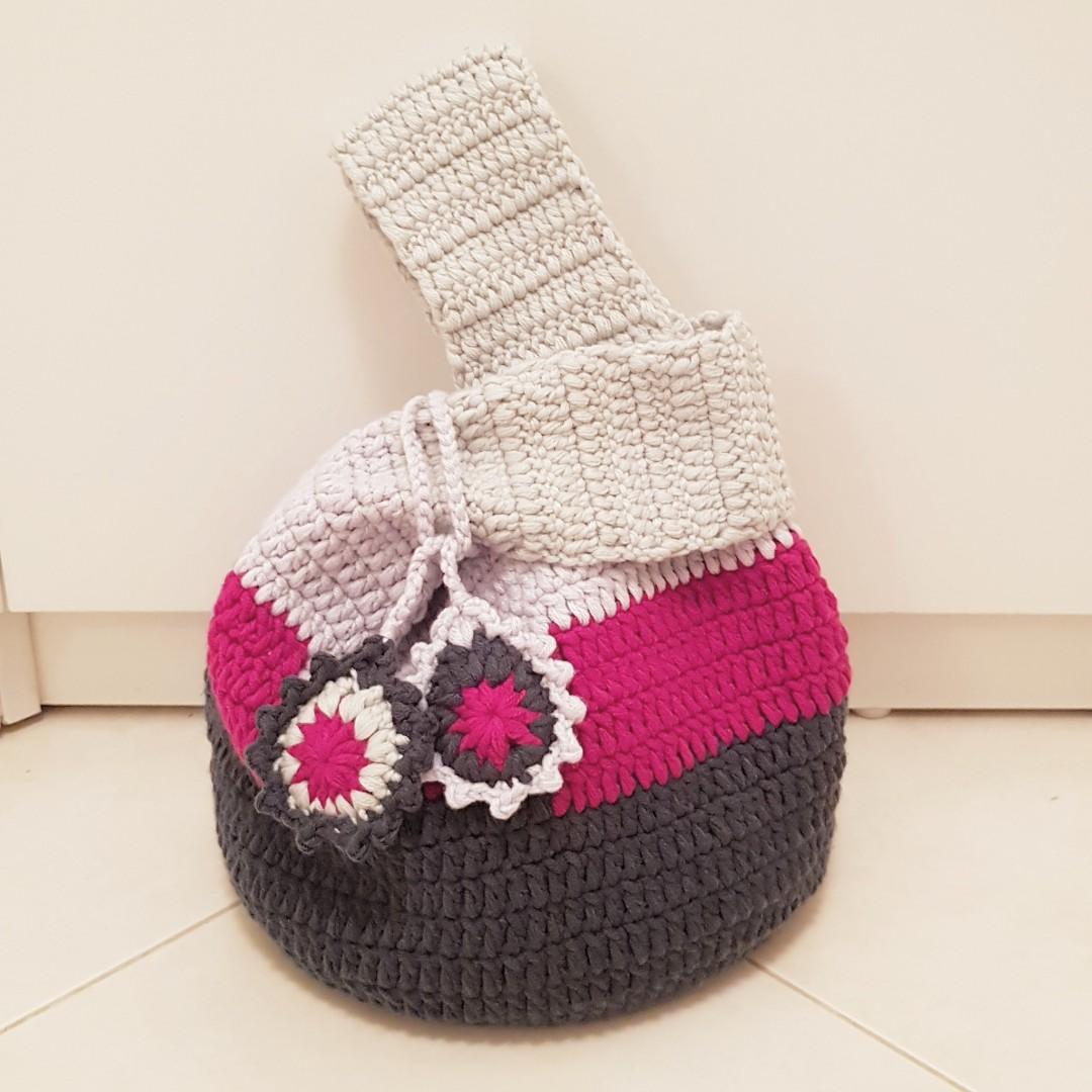 japanese knot bag crochet