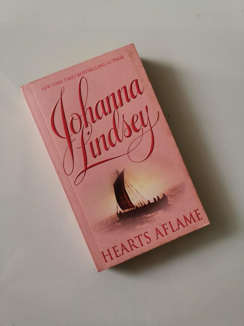 Hearts Aflame By Johanna Lindsey Books Stationery Fiction On Carousell