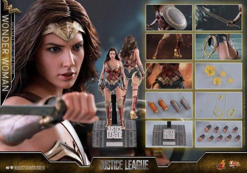 wonder woman justice league hot toys