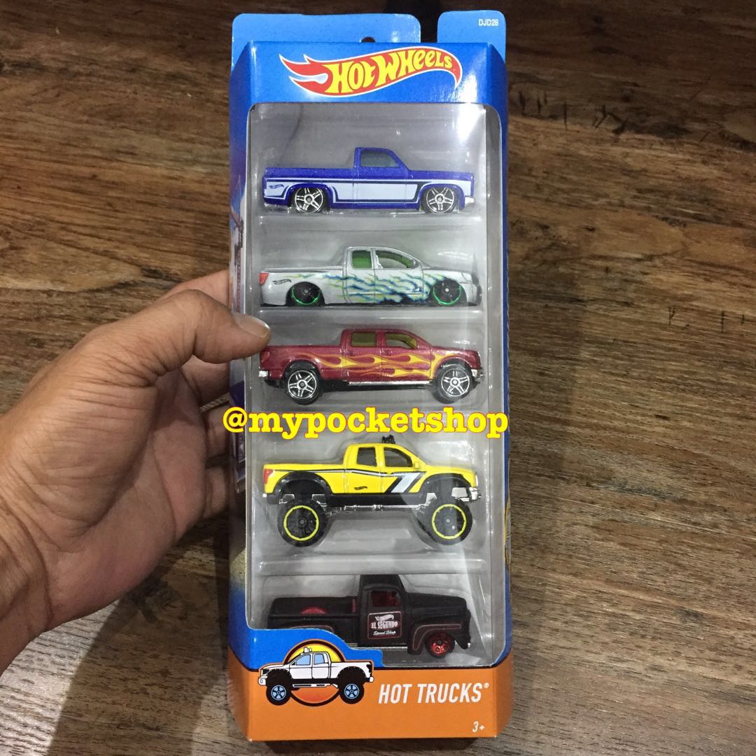 Hot wheels hot trucks 5 pack hot sale