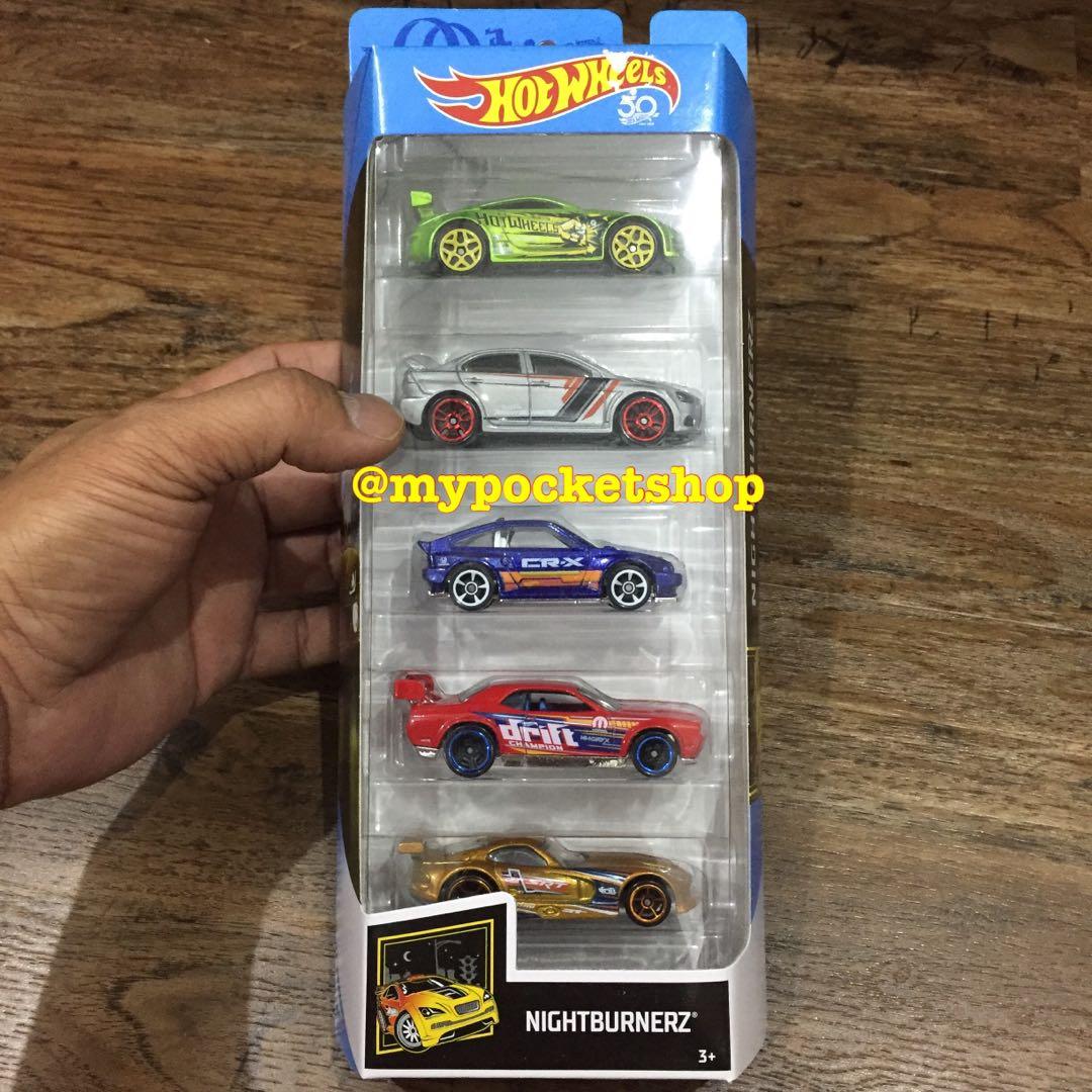 hot wheels nightburnerz 5 pack 2019